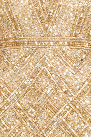 Lara 28860 - Beaded Flounce Dress - Glamourous Grace