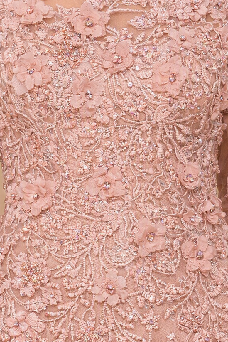 Short Sleeve Lace Mermaid Gown | 28879 - Glamourous Grace