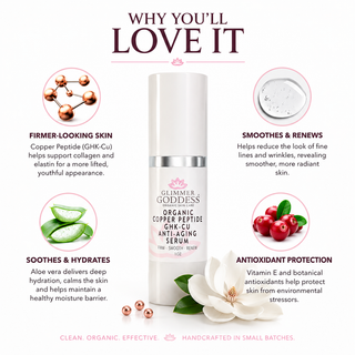 Organic Copper Peptide Serum – Firming & Smoothing - Glamourous Grace