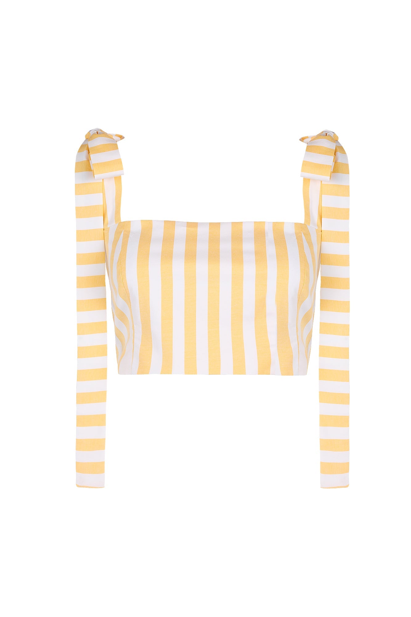 MIMOSA TOP IN YELLOW STRIPES - Glamourous Grace
