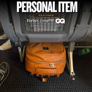 Brown Leather Commuter Bag