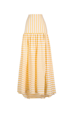 TOLEDO SKIRT IN YELLOW STRIPES - Glamourous Grace