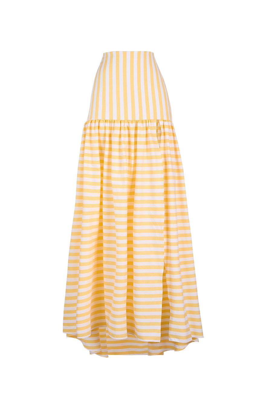 TOLEDO SKIRT IN YELLOW STRIPES - Glamourous Grace