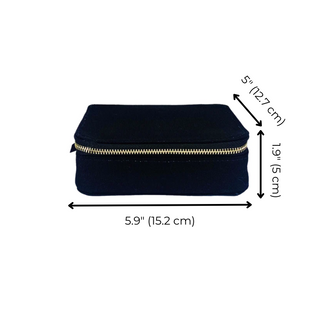 Large Cosmetics/Trinket Box – Black - Glamourous Grace