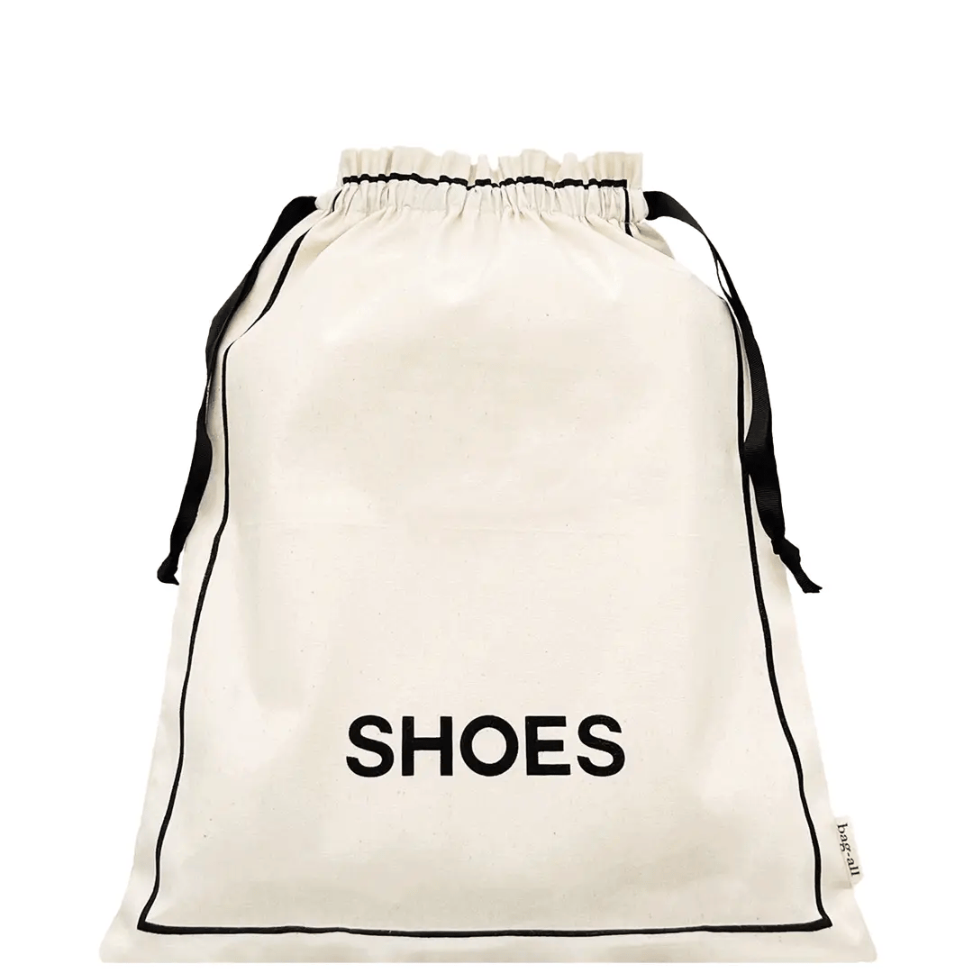 Couture Shoe Travel Bag – Cream - Glamourous Grace