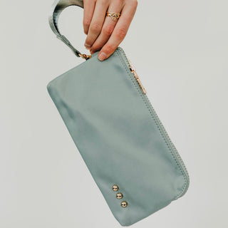 Cove Double Zip Nylon Wristlet Wallet
