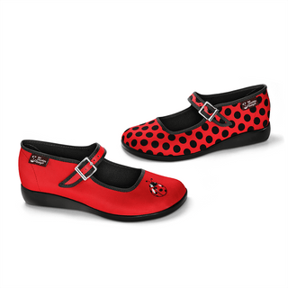 Ladybug Women's Mary Jane Flats
