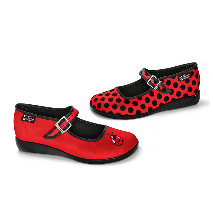 Ladybug Women's Mary Jane Flats