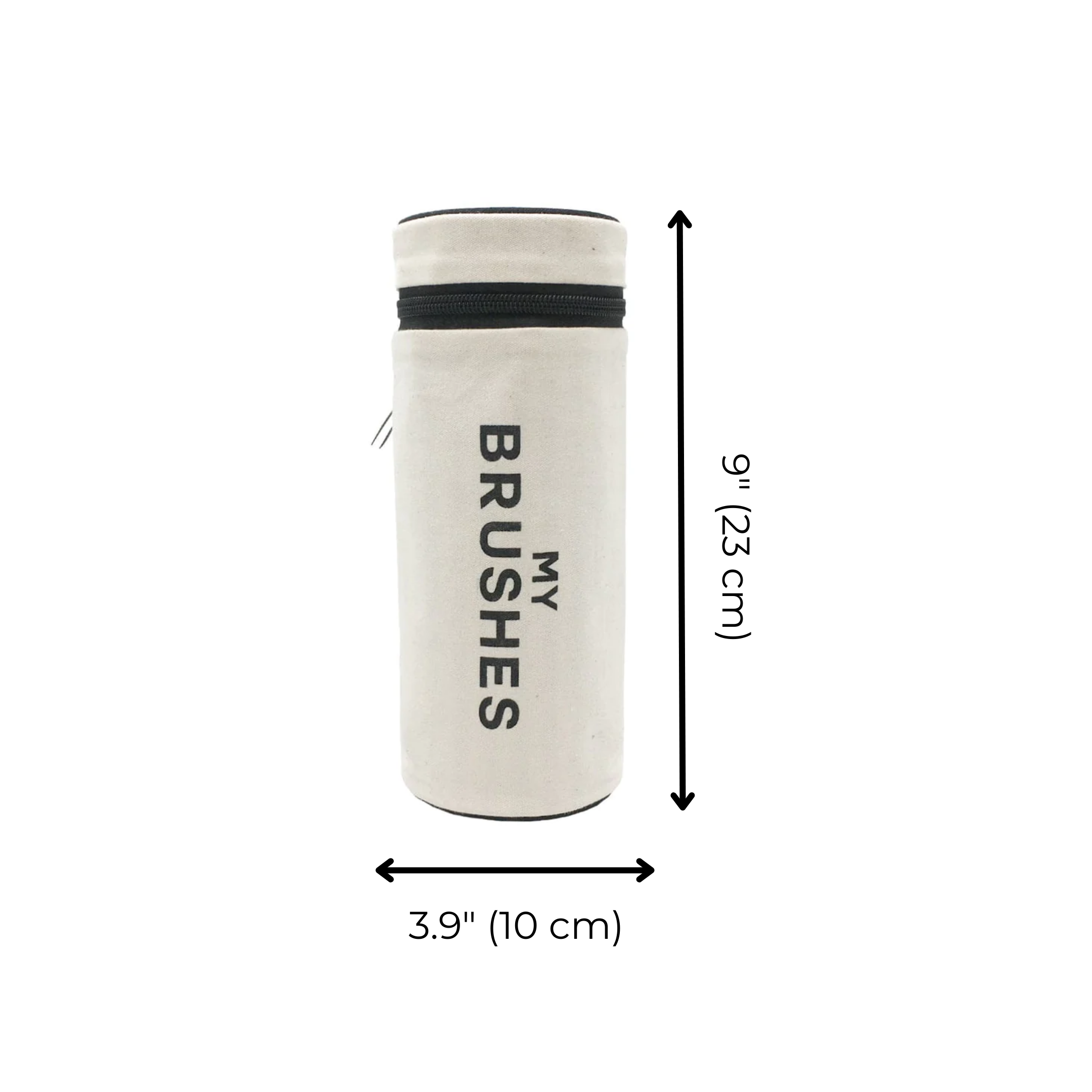 Brushes, Cylinder Case – Cream - Glamourous Grace