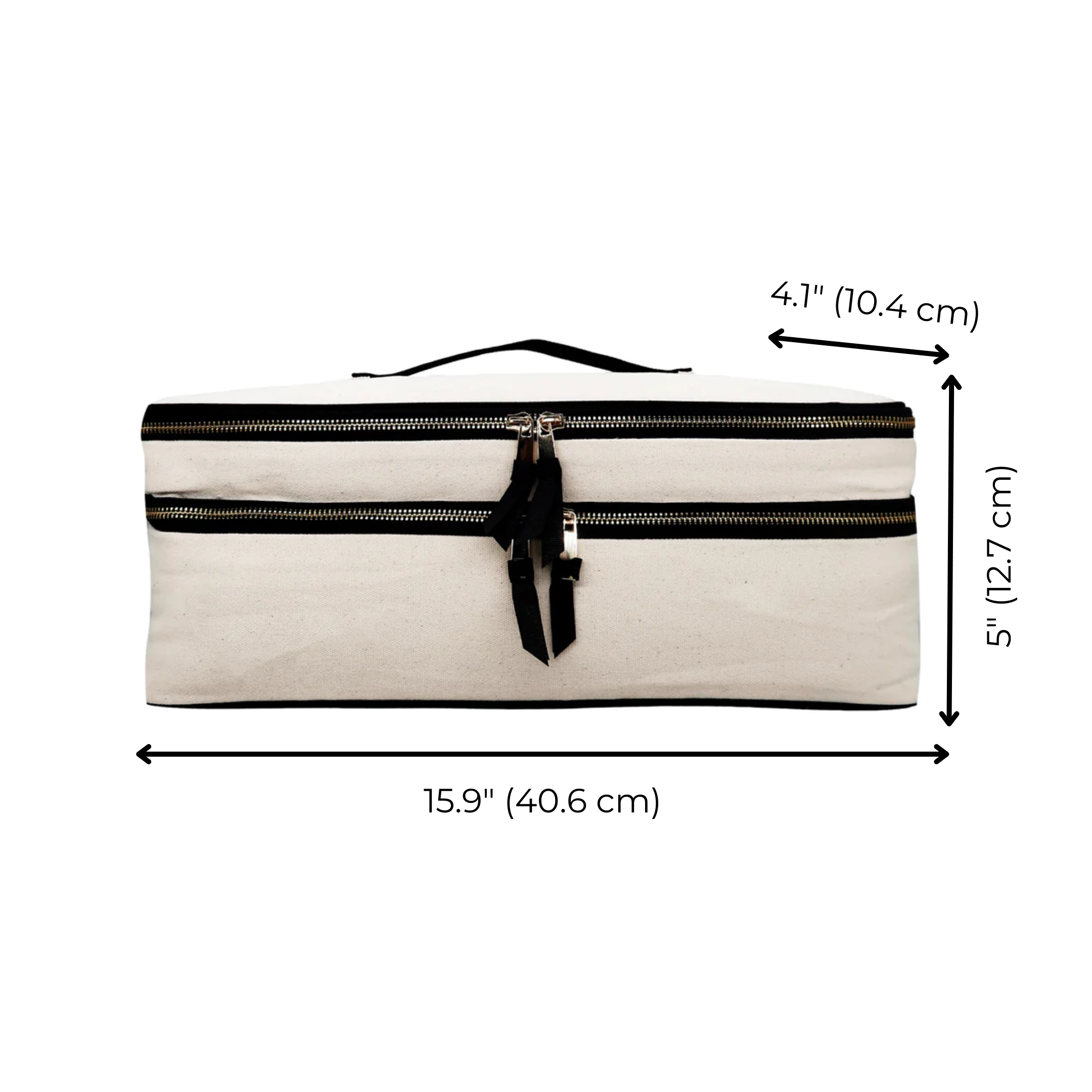 Double Hair Tools Travel Case – Cream - Glamourous Grace