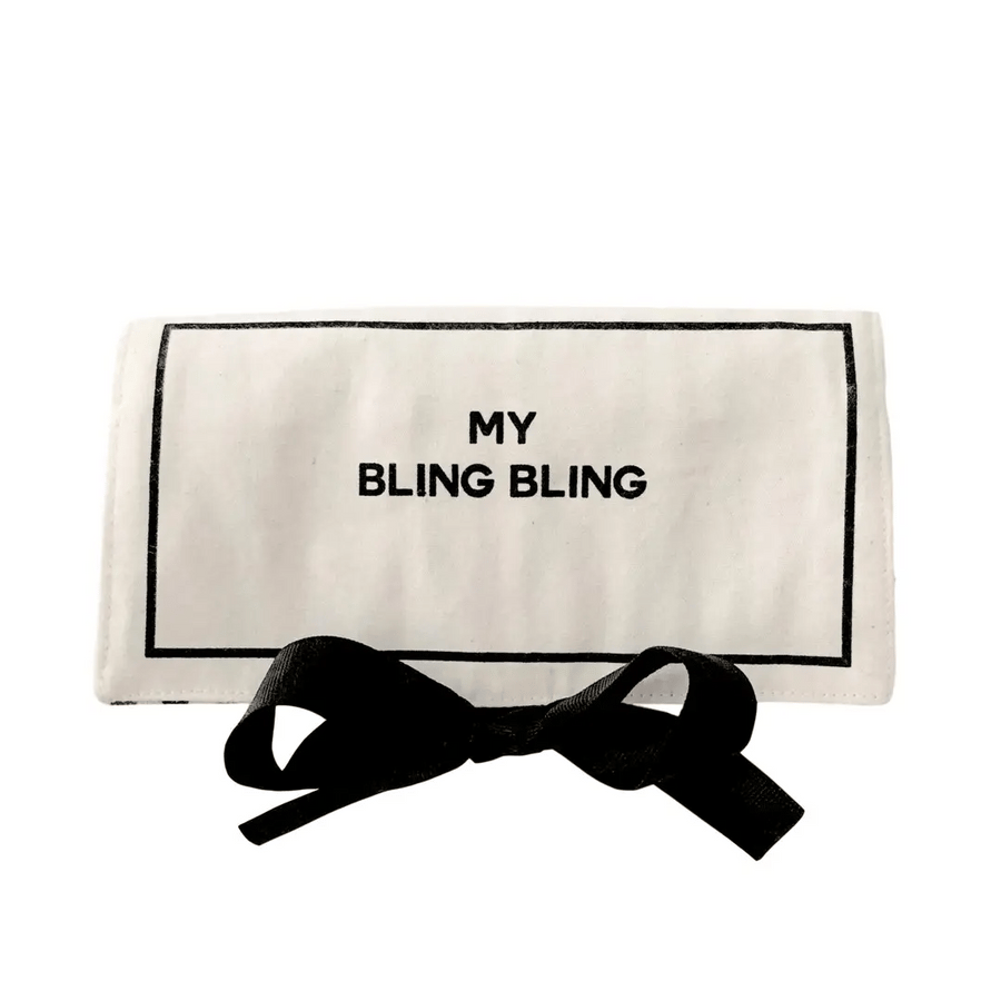 Jewelry Organizer, Travel Pouch – Bling Bling – Cream - Glamourous Grace