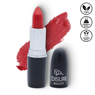 DISURI Beauty Matte Bullet Lipstick - Crimson Luxe (#11)