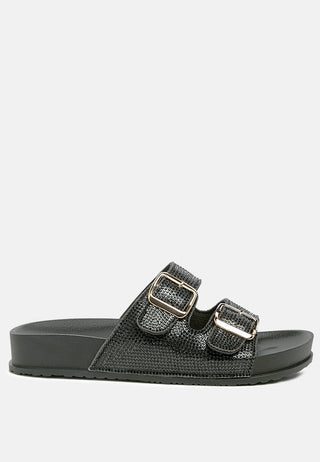 Crystal Buckled Slip-On
