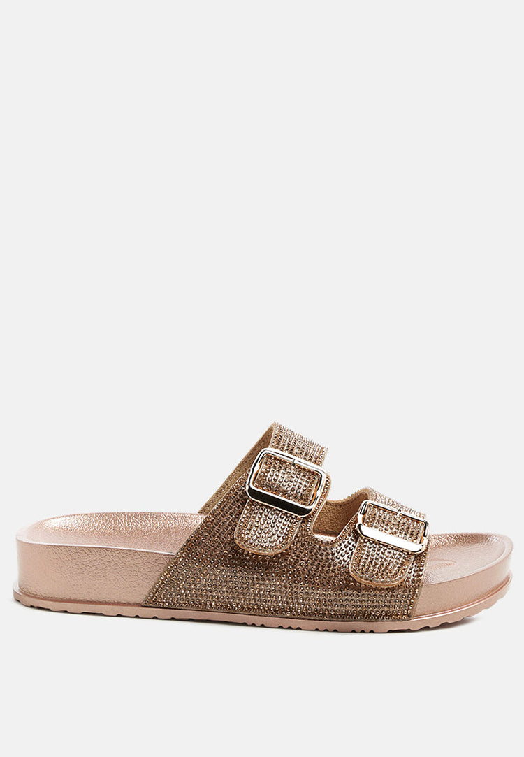 Crystal Buckled Slip-On - Glamourous Grace
