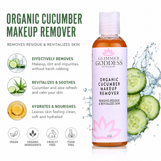 Organic Cucumber Makeup Remover – No Oily Residue - Glamourous Grace