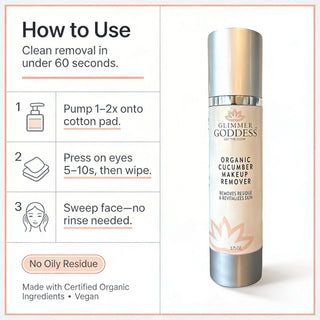 Organic Cucumber Makeup Remover – No Oily Residue