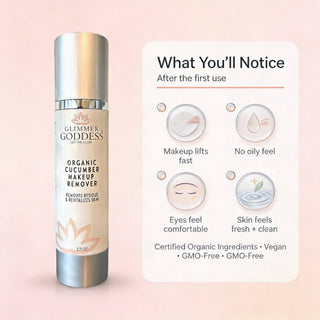 Organic Cucumber Makeup Remover – No Oily Residue