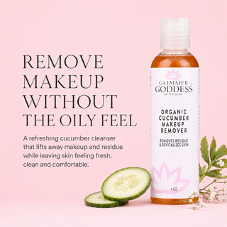 Organic Cucumber Makeup Remover – No Oily Residue - Glamourous Grace