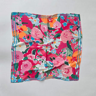 Cynthia Floral Square Scarf