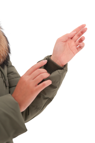Genuine Fur Trim Bio-Down Fill Coat