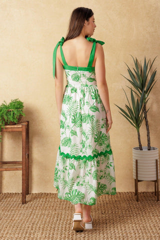 FOREVER MINE WOVEN MIDI DRESS - Glamourous Grace