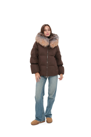 Valerie Genuine Fur Down Fill Parka