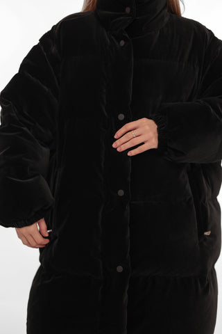Transformer 2 in 1 Velour Down Coat/Vest
