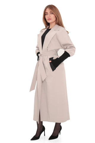 Miru Trench Coat in Ice Lilac