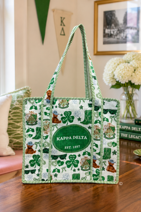 SC - Kappa Delta Sorority Tote Bag - Glamourous Grace