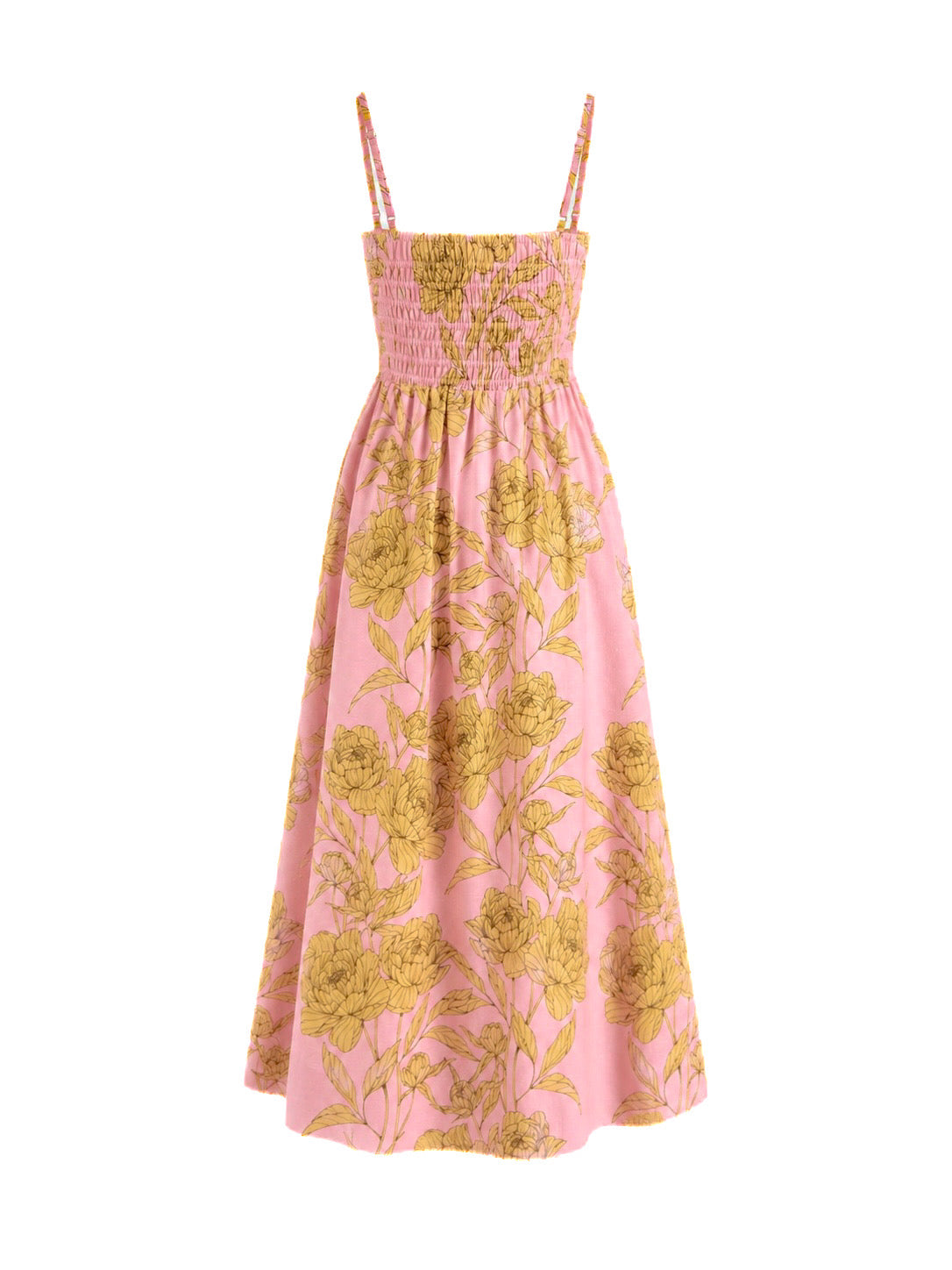 VENETA DRESS IN SUNLIT PINK PRINT - Glamourous Grace
