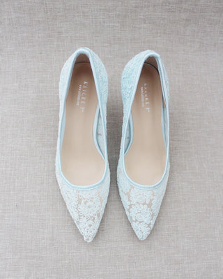 Lace Evening Pump
