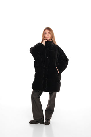 Transformer 2 in 1 Velour Down Coat/Vest
