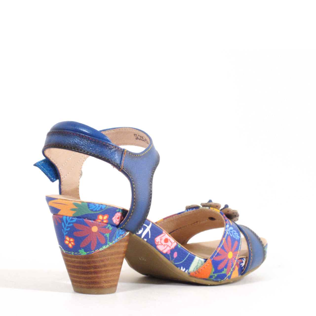 Daphne Retro Floral Heels - Glamourous Grace