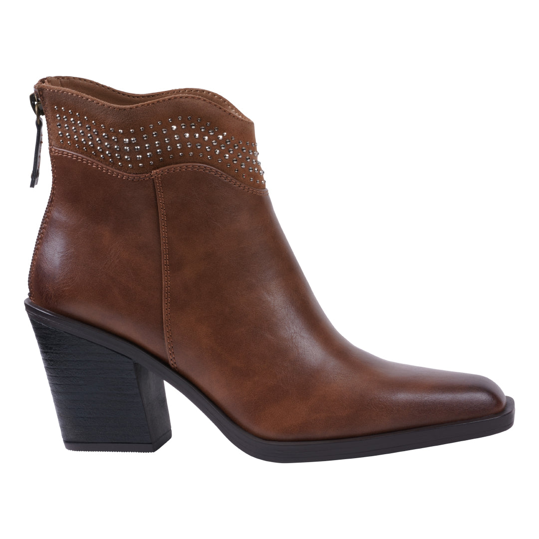 Women's Dawn Cognac Bootie - Glamourous Grace