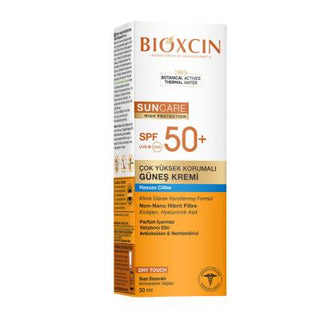 Bioxcin Very High Protection Sun Cream SPF50+ - Non-Greasy, Water-Resistant Sunscreen for Sensitive Skin - Glamourous Grace
