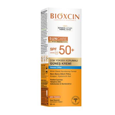 Bioxcin Very High Protection Sun Cream SPF50+ - Non-Greasy, Water-Resistant Sunscreen for Sensitive Skin - Glamourous Grace