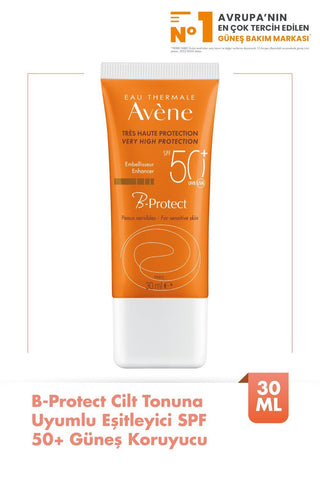 Avene B-Protect SPF50+ Sunscreen for Sensitive Skin - Non-Greasy, Antioxidant-Rich Formula - Glamourous Grace
