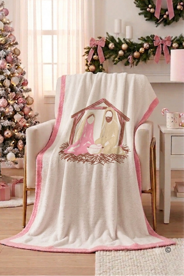 SC - ETA 9/30-10/14 A Sweet Noel Nativity Blanket - Glamourous Grace