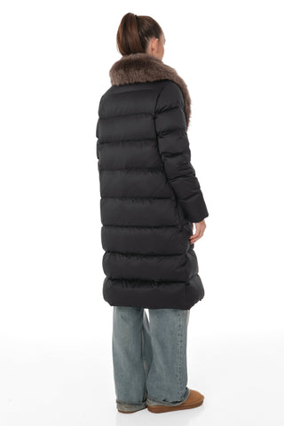 Genuine Polar Fox Fur Down Fill Parka