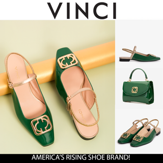 The Rosalinda Green Patent Leather Women Flat Slingback Sandal - Glamourous Grace
