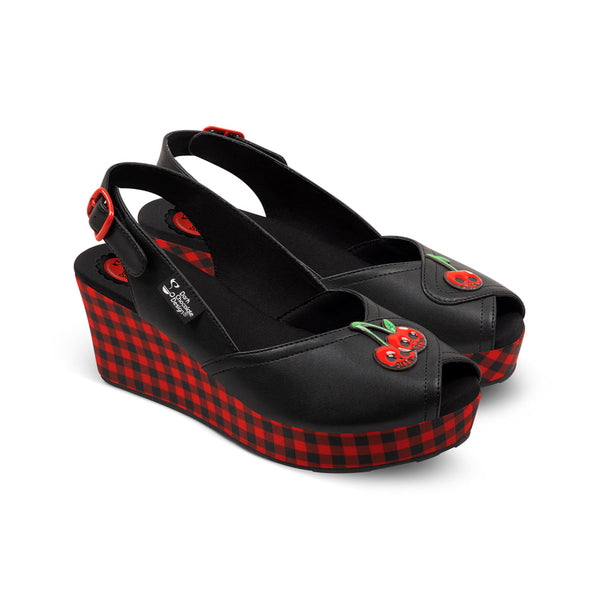 Death Cherry Women's Sandal - Glamourous Grace