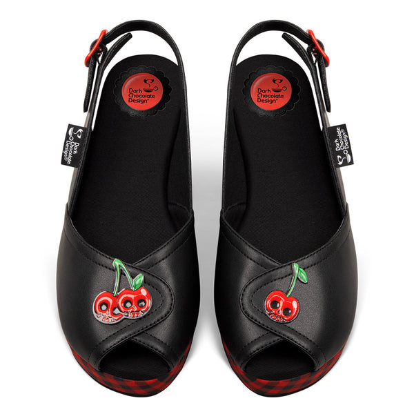 Death Cherry Women's Sandal - Glamourous Grace