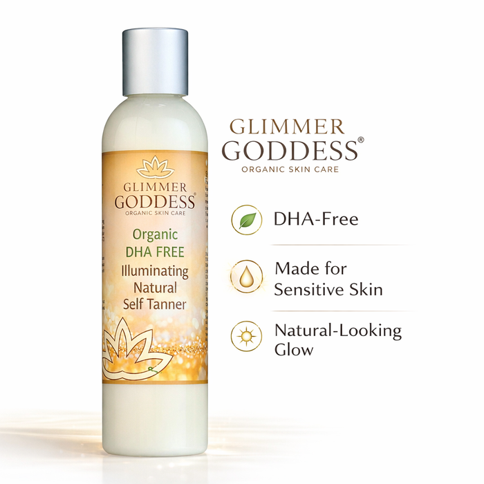DHA Free Self Tanner for Sensitive Skin – Glow - Glamourous Grace
