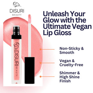 DISURI Beauty Shimmer Blast Lip Gloss - Baby Sue (S15)