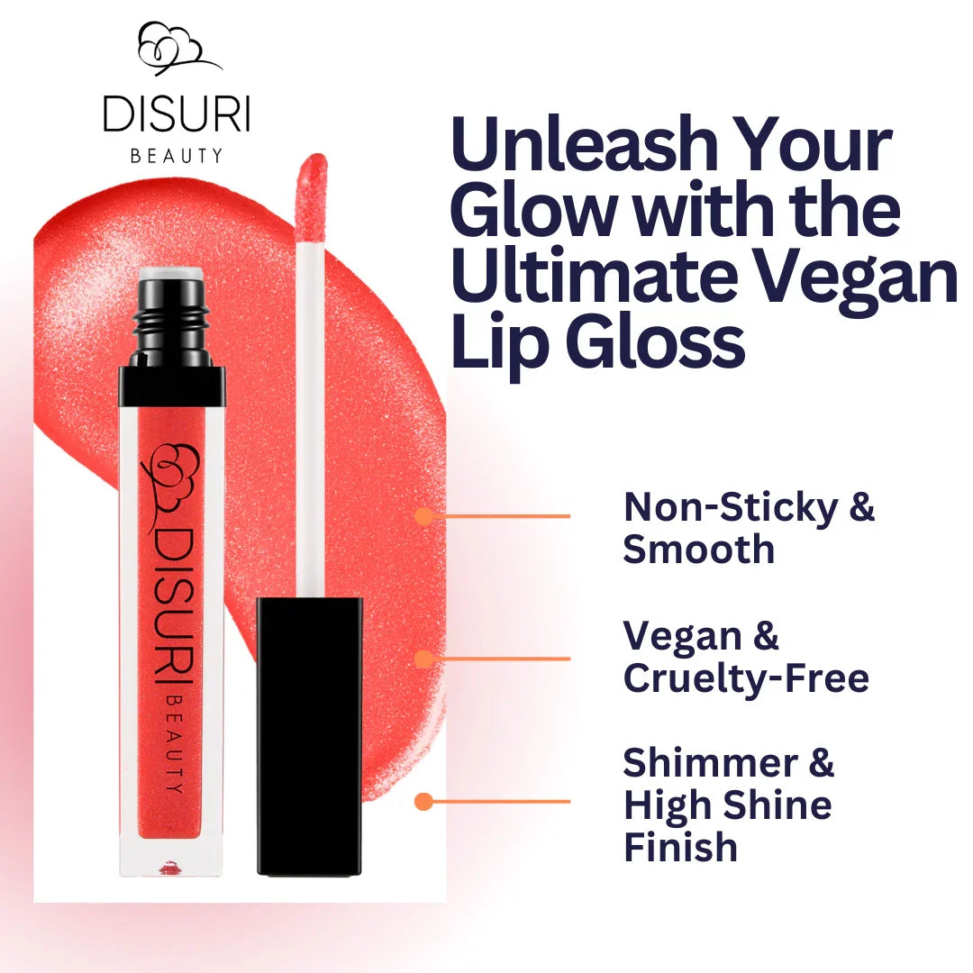 DISURI Beauty Shimmer Blast Lip Gloss - Citrus Queen (S3)