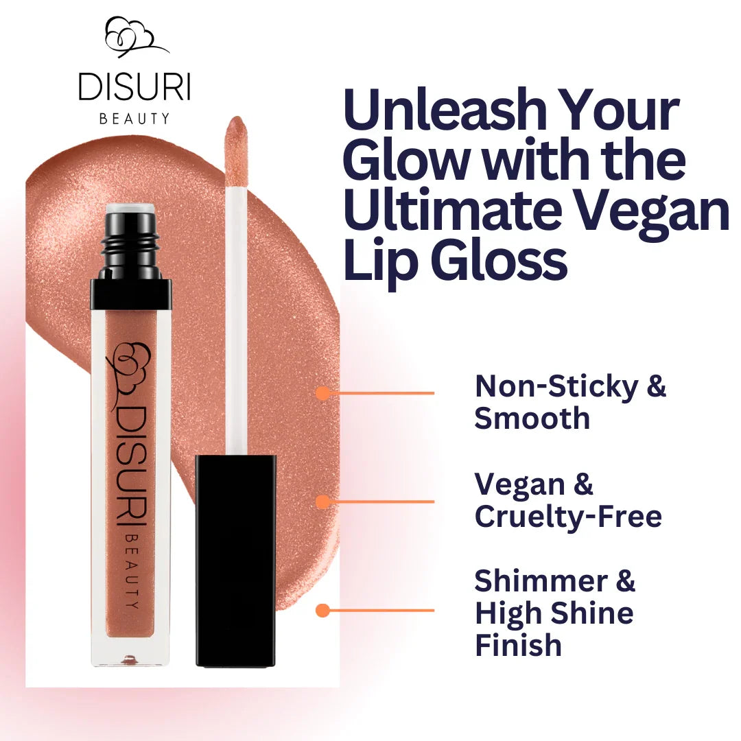 DISURI Beauty Shimmer Blast Lip Gloss - Kiss the Moon Tonight (S6)