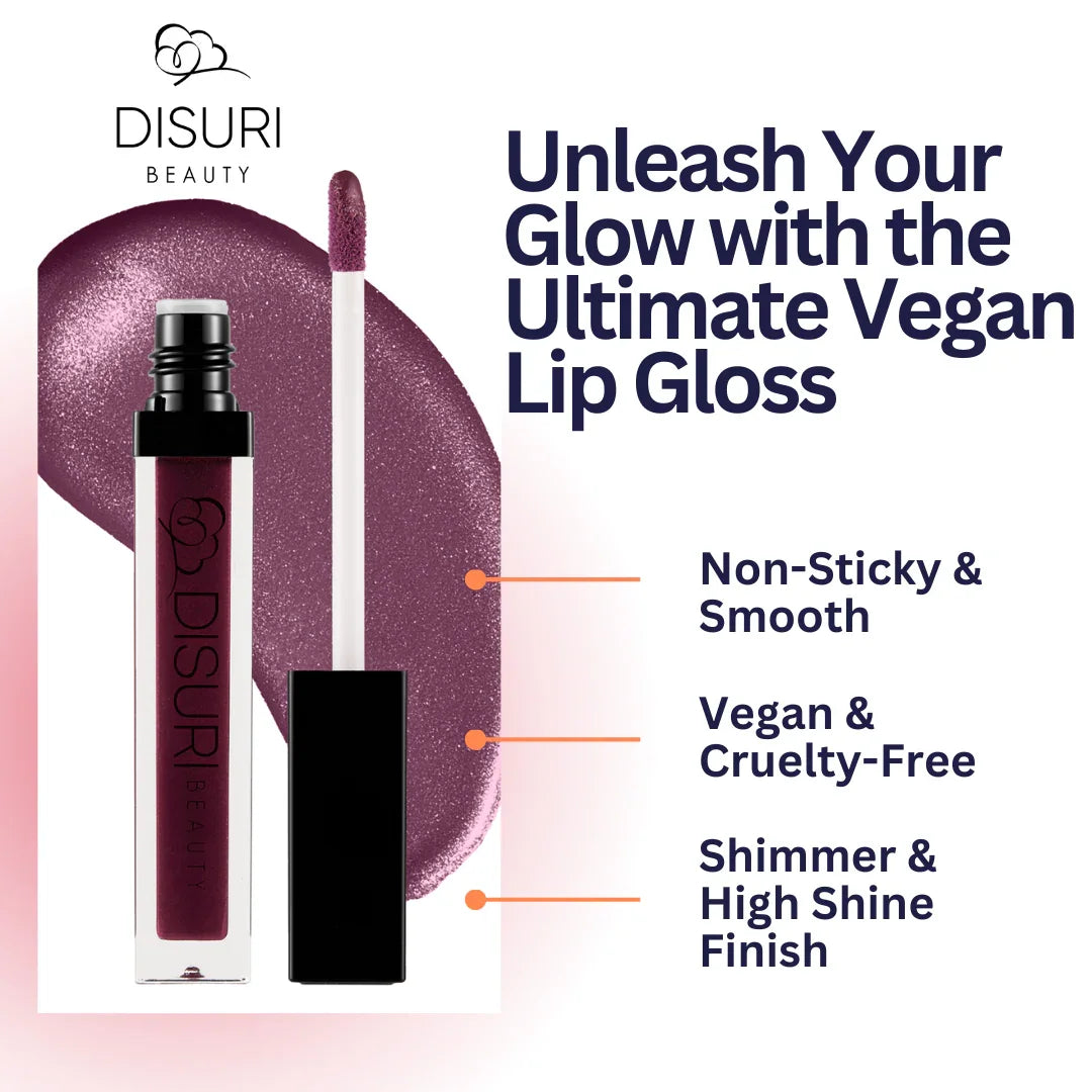 DISURI Beauty Shimmer Blast Lip Gloss - Napa Valley (S23)