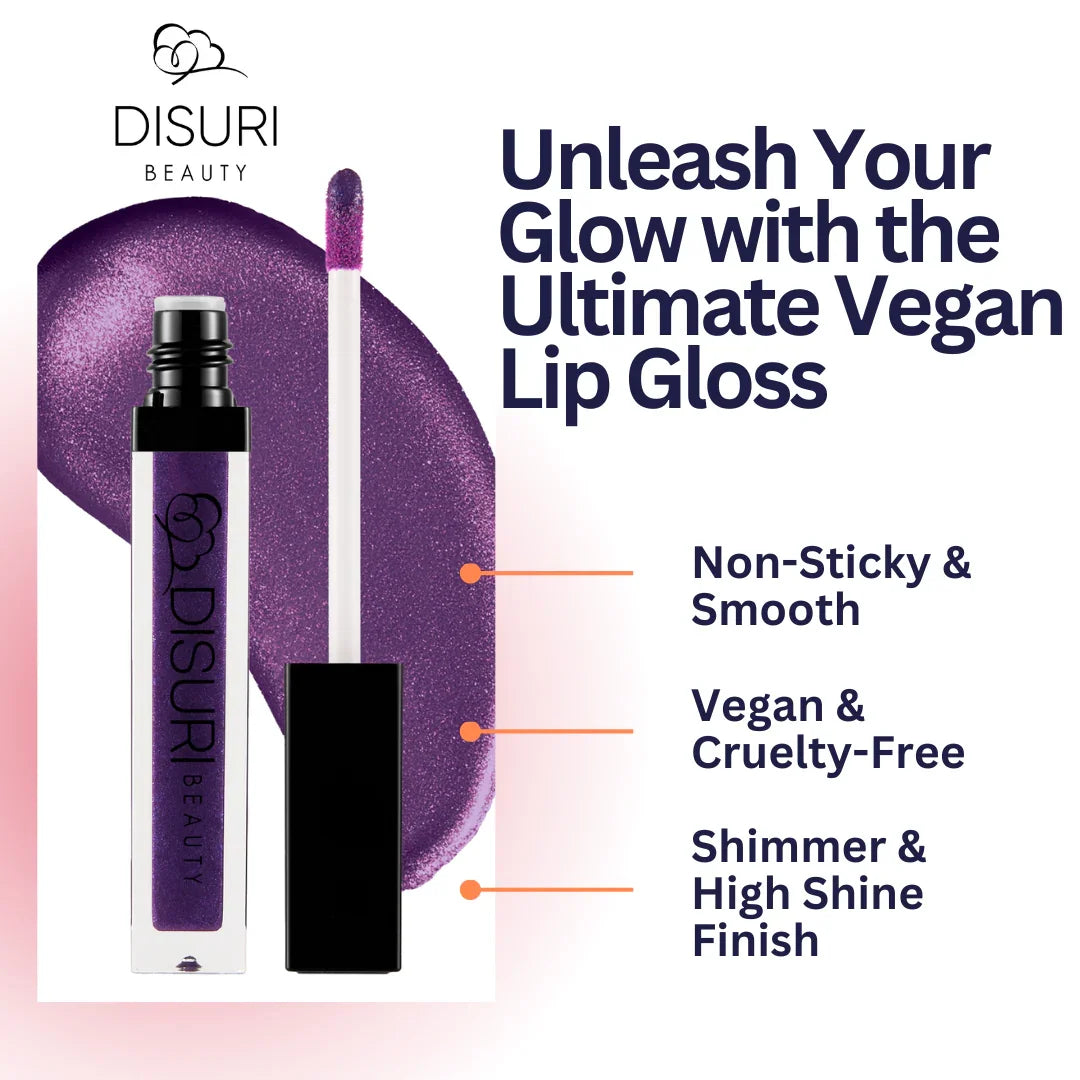 DISURI Beauty Shimmer Blast Lip Gloss - Shar (S19)