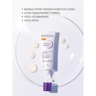 Bioderma Cicabio SPF50+ Cream - Hypoallergenic Sunscreen for Sensitive Skin, Fragrance-Free, 1.35 fl oz - Glamourous Grace