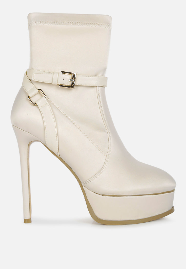 Doesburg Satin Stiletto Ankle Boot - Glamourous Grace
